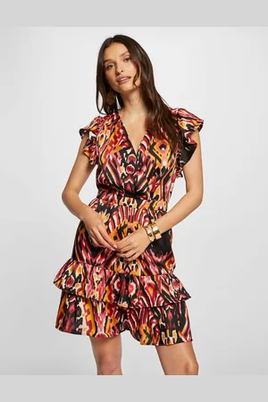 Morgan Robe Courte Cintrée Imprimée