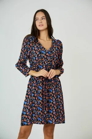 See u soon Robe Courte Manches Longues À Motif Floral