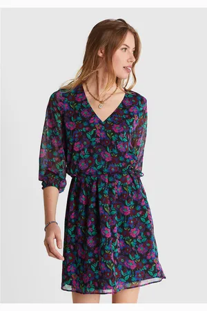 ICODE Robe Imprimé Floral Color