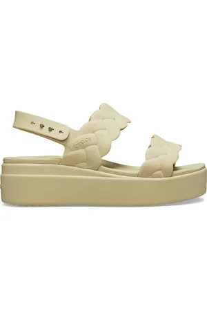 Crocs Sandales Compensées Brooklyn Woven Upper