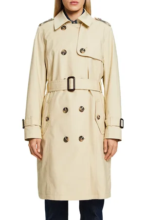 ESPRIT Trench Long Avec Ceinture