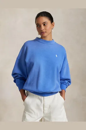 Ralph Lauren Sweat Ample Col Rond Manches Longues Logo Au Dos