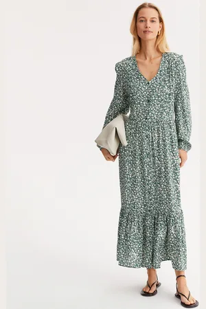 ANNE WEYBURN Robe Évasée Imprimé Floral Longue
