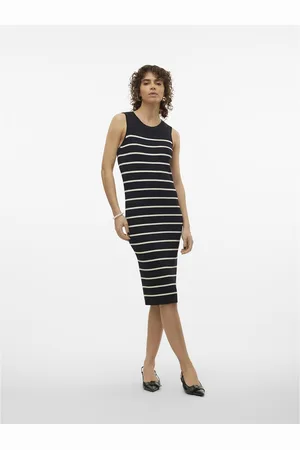 VERO MODA Robe Longues Sans Manches