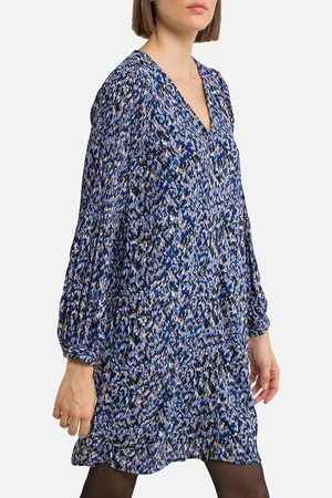 VERO MODA Robe Courte Imprimée Col V