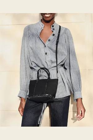 Vanessa Bruno Sac Cabas Xs En Toile Et Sequins
