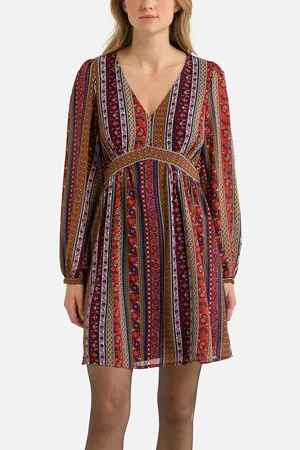 VERO MODA Robe Imprimée Col V