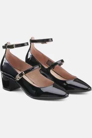 Tommy Hilfiger Babies À Talon En Cuir Verni
