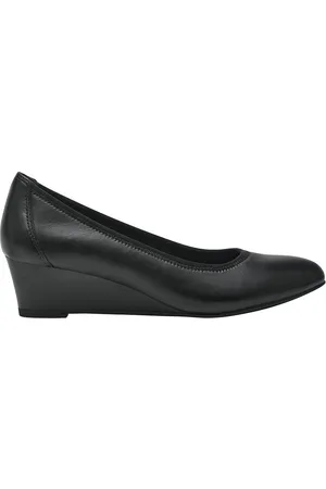 Tamaris Ballerines Talon Compensé En Cuir