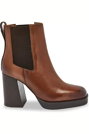 Les Tropéziennes par M Belarbi Bottines Chelsea À Talons Vanilla