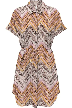 ONLY Robe Courte Manches Courtes Imprimée