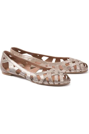 Jonak Ballerines Ajourées En Cuir Deray