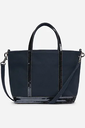 Vanessa Bruno Sac Cabas Xs En Toile Et Sequins
