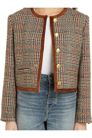 Tommy Hilfiger Veste En Laine Manches Longues En Tweed