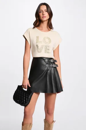 Morgan T-shirt À Inscription Love