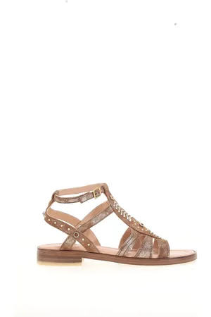 Mjus Sandales Plates En Cuir