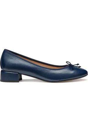 Geox Ballerines En Cuir À Petits Talons Floretia