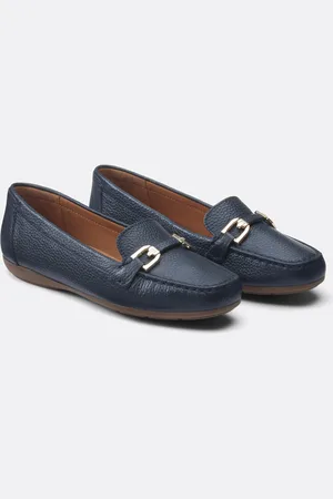 Geox Mocassins Respirants En Cuir Grainé Annytah