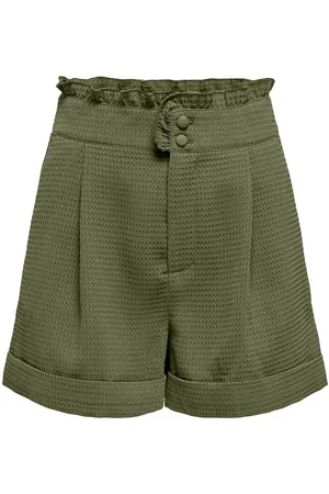 ONLY Short Gaufré Taille Haute