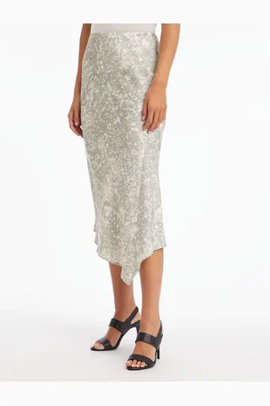 Calvin Klein Jupe Droite Longueur Midi 3/4