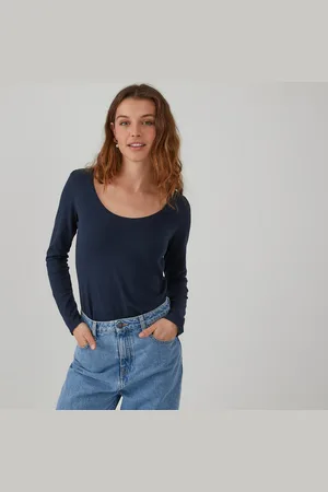 La Redoute T-shirt Col Rond Manches Longues