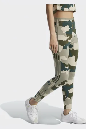 adidas Legging Essentials 3 Stripes Motif Camouflage 7/8