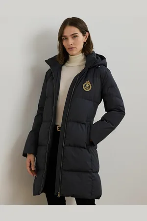 Ralph Lauren Doudoune Mi-longue Zippée À Capuche