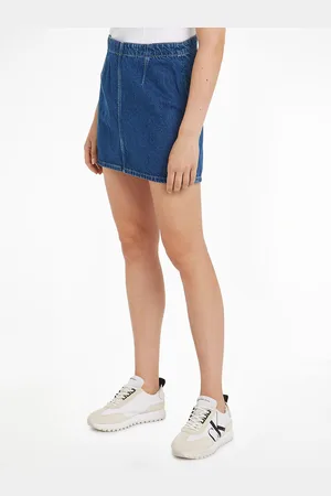 Calvin Klein Jupe Courte Zippée En