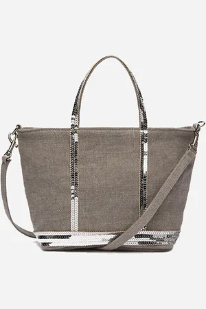 Vanessa Bruno Sac Cabas Xs En Lin Et Sequins