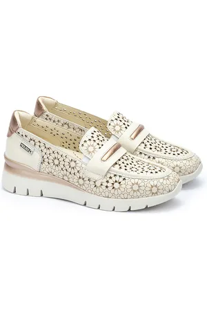 Pikolinos Mocassins Compensés En Cuir Cantabria