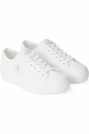 Calvin Klein Baskets Canvas À Plateforme