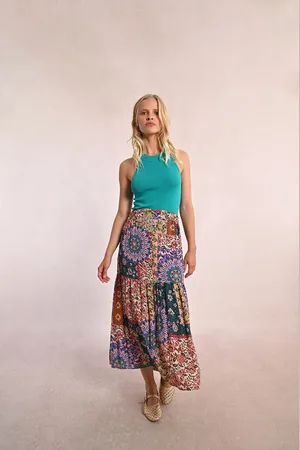 Molly Bracken Jupe Longue Imprimée