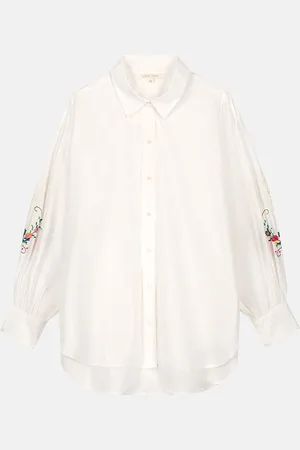 Louise Misha Chemise À Broderies Manches Longues Reynald