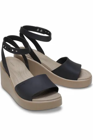 Crocs Sandales À Talons Compensées Brooklyn Ankle