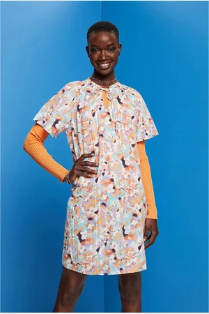 ESPRIT Robe Manches Courtes Imprimé Floral
