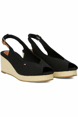 Tommy Hilfiger Sandales Compensées Slingback Flag