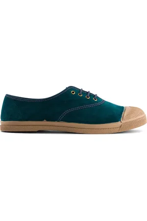 Bensimon Tennis À Lacets En Velours