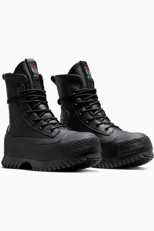 Converse Bottines En Cuir Talon Plat