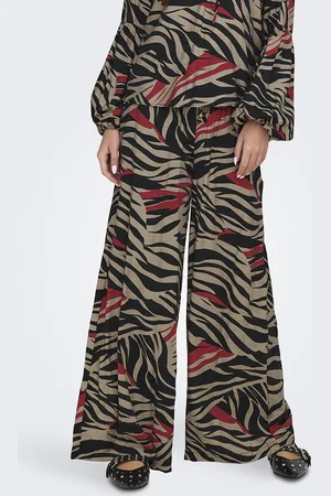 JDY Pantalon Large À Motifs