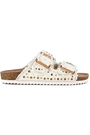 Colors of California Mules En Denim Et Studs