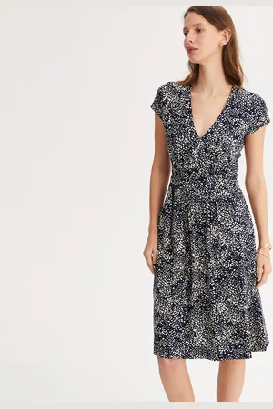 ANNE WEYBURN Robe Évasée Imprimé Graphique Mi-longue