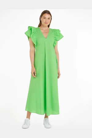 Tommy Hilfiger Robe Longue Manches Courtes