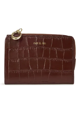 Nat & Nin Porte-cartes En Cuir Motif Croco Iza