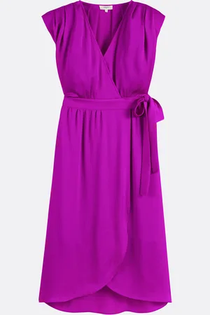 Suncoo Robe Portefeuille Col Croisé Sans Manches Cesaria