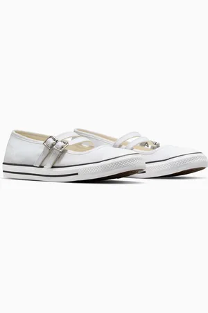Converse Ballerines En Toile Talon Plat