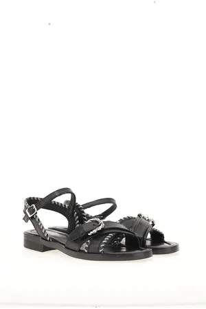 Mjus Sandales Plates En Cuir
