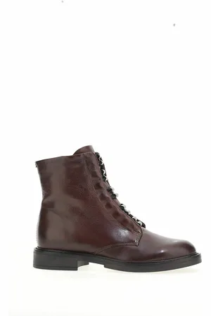 Mjus Bottines En Cuir Lacets Cachés