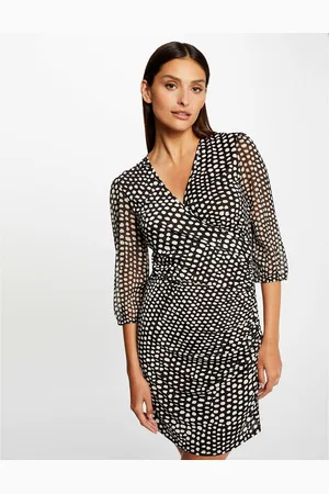 Morgan Robe Moulante Courte Manches Courtes