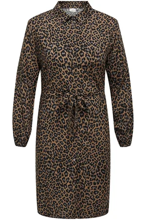 ONLY Robe Chemise Léopard