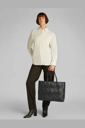 Calvin Klein Sac Tote Bag Effet Tissé